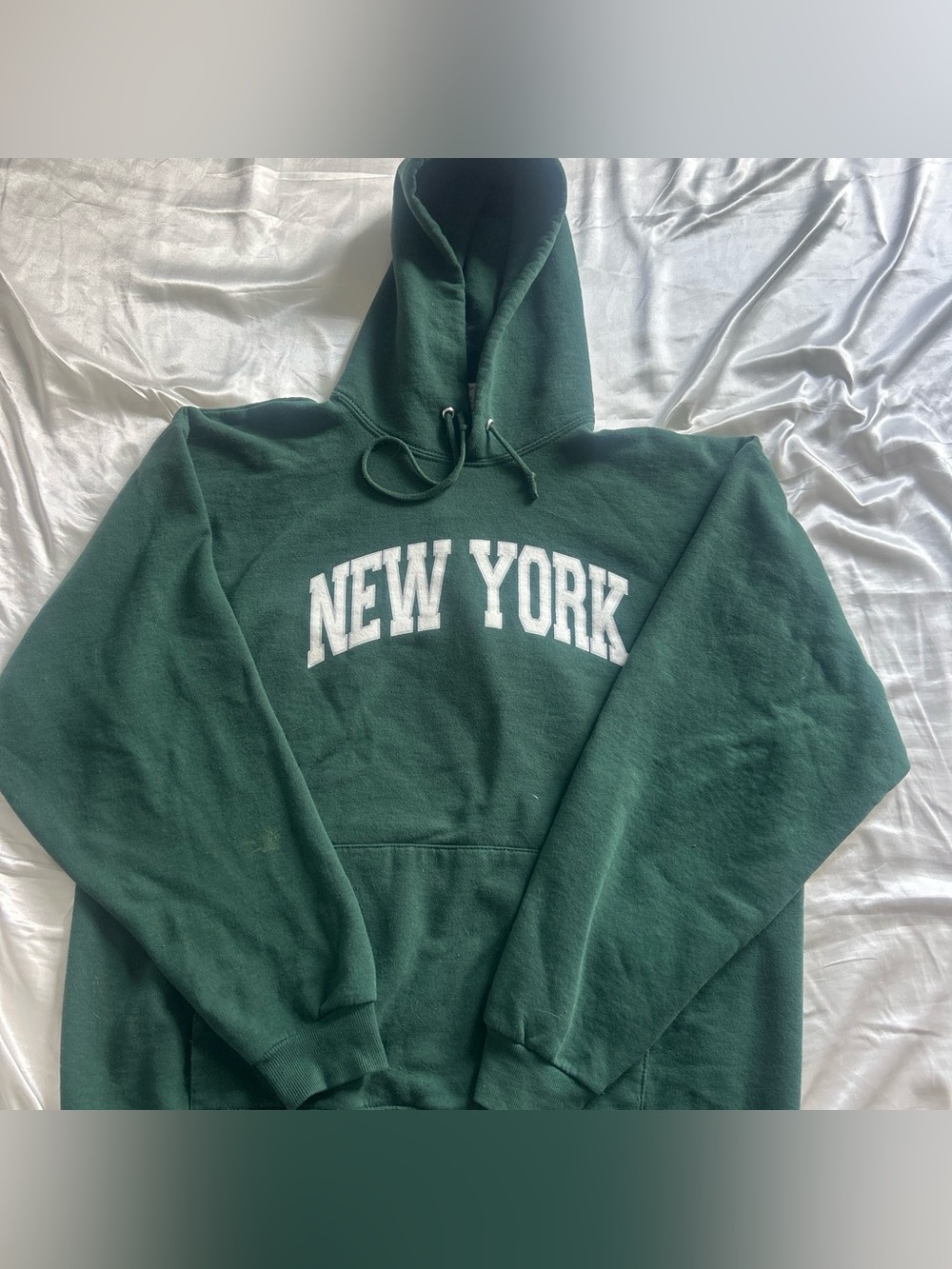 Jerzees Forest Green 'New York' Pullover Hoodie